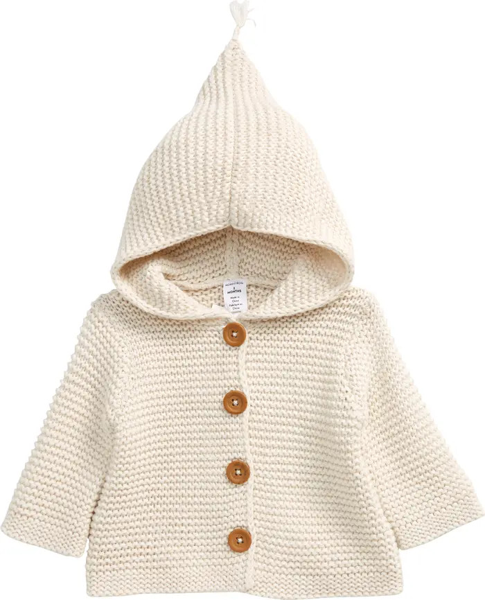 Baby Organic Cotton Hooded Cardigan | Nordstrom Canada