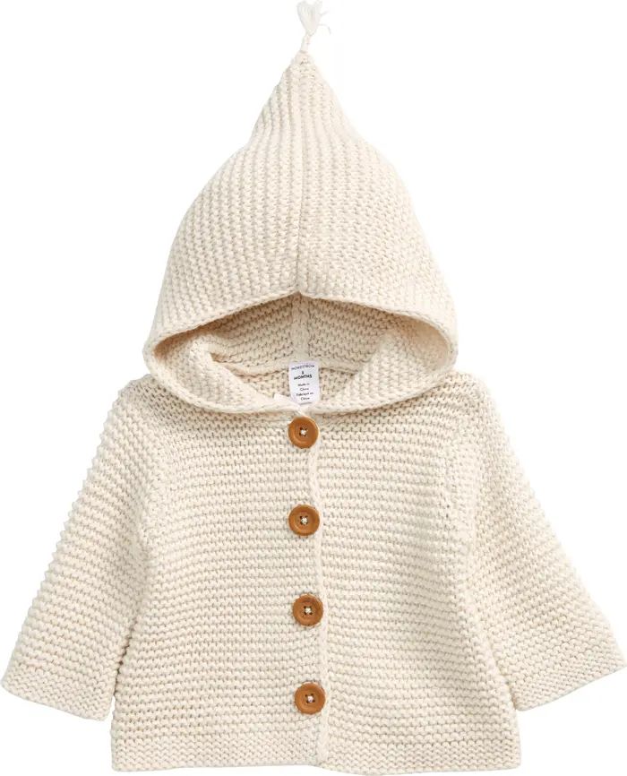 Baby Organic Cotton Hooded Cardigan | Nordstrom Canada