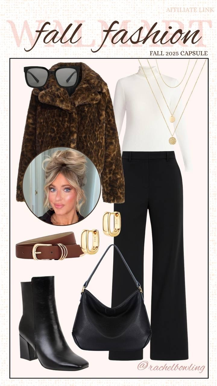 Walmart Fall Capsule 2025 🍂
19 pieces → endless outfits 🤎✨

This look is part of my mix-and-match fall wardrobe that makes getting dressed so effortless. A classic turtleneck, wide-leg trousers, sleek black boots, and the coziest faux-fur jacket 😍 

Each piece works beautifully on its own or layered together for that elevated, everyday fall style.

This entire capsule focuses on versatile staples you can rewear all season long while still looking chic, polished, and put-together.

#WalmartPartner #WalmartFashion #FallCapsuleWardrobe #LTKFall #LTKStyle #CapsuleCloset #FallOutfits #AffordableFashion #MixAndMatch

#LTKMidsize #LTKFindsUnder50 #LTKSeasonal