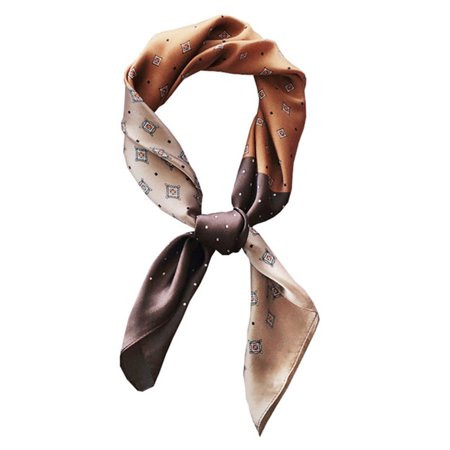 Liveday Small Square Scarf Satin Neck Scarf Dots Floral Striped Neckerchief for Women Girl New | Walmart (US)