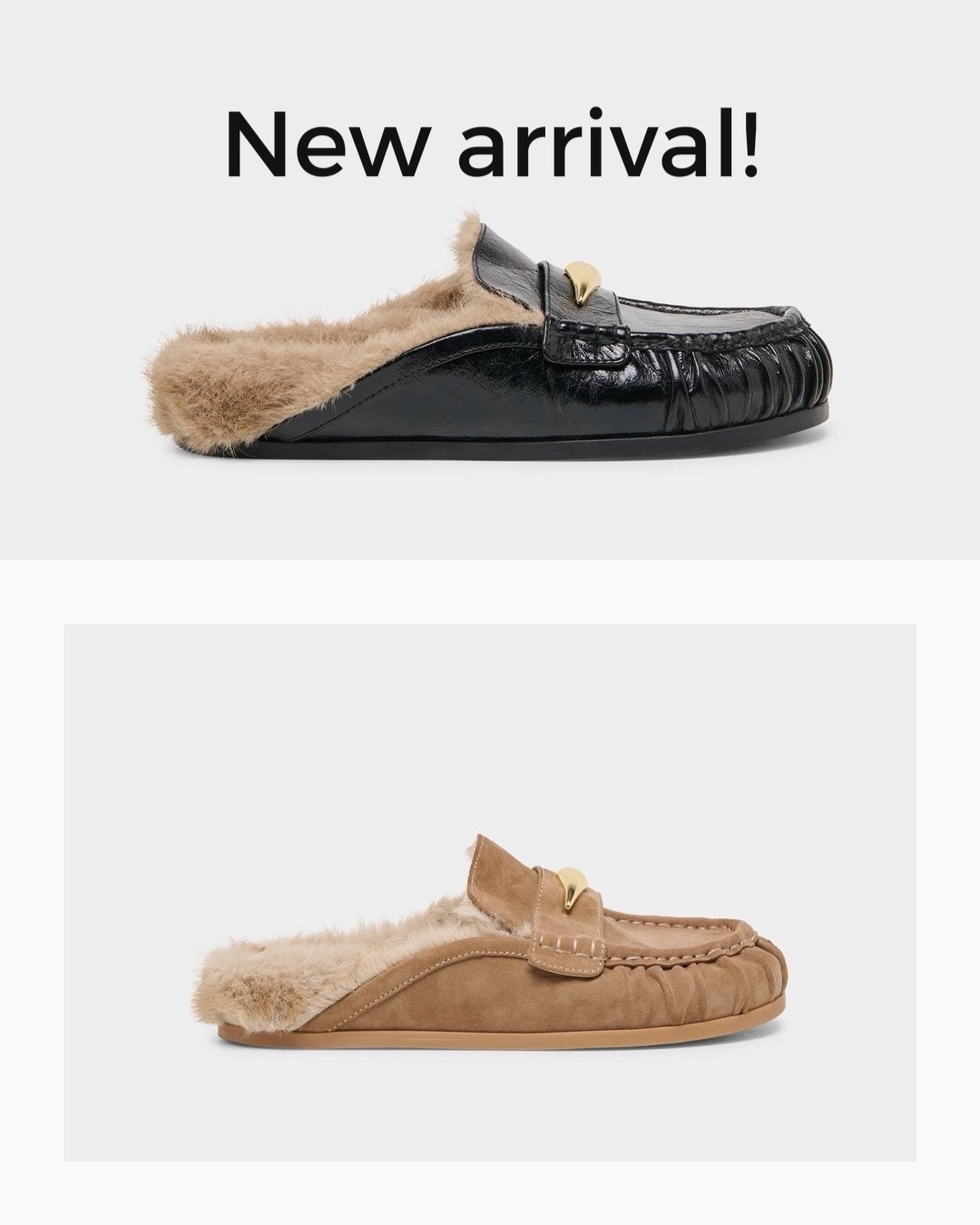 Ordered these fur lined mules 