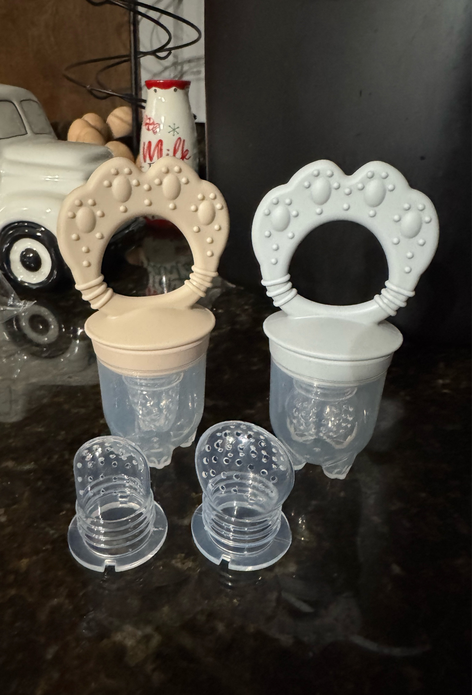 We use these daily! Our girl loves to fruits and this allows her to both hold and chew on the handles as we go through our teething phases !

#LTKHome #LTKKids #LTKBaby