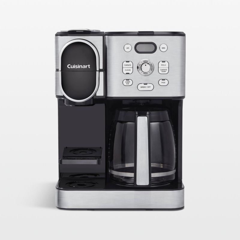 Cuisinart Coffee Center Stainless Steel 12-Cup Coffee Maker and Single Brewer + Reviews | Crate &... | Crate & Barrel
