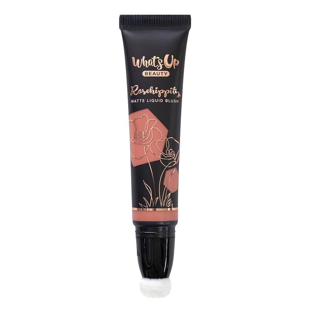 Whats Up Beauty - Rosehippity Matte Liquid Blush - Shade Heirloom Clean Cruelty Free Vegan Skin-L... | Amazon (US)