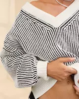 Aerie Beyond Chenille V-Neck Sweater | Aerie