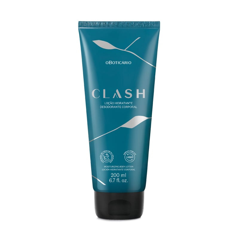 Loção Desodorante Hidratante Corporal Clash 200ml | O Boticário | oBoticario (BR)
