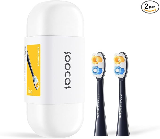 Soocas Multiclean Classic Clean Electric Toothbrush Replacement Heads, Compatible with Both NEOS ... | Amazon (US)