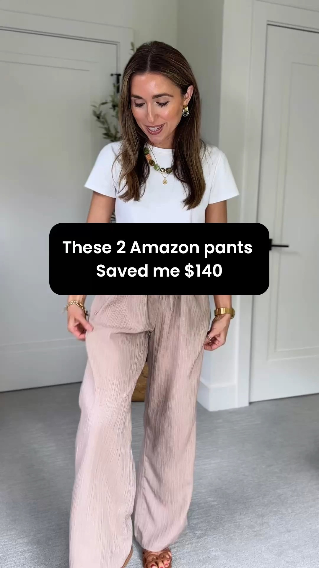 Trying on 2 amazon pants that are SO similar to the Aritzia lodge pant. Wearing S in both I’m 5’3”
Summer pants
Travel outfit
Lounge pants
Casual outfit 
Flowy beachy drapey pants

#LTKgrwm #LTKootd #LTKPetite