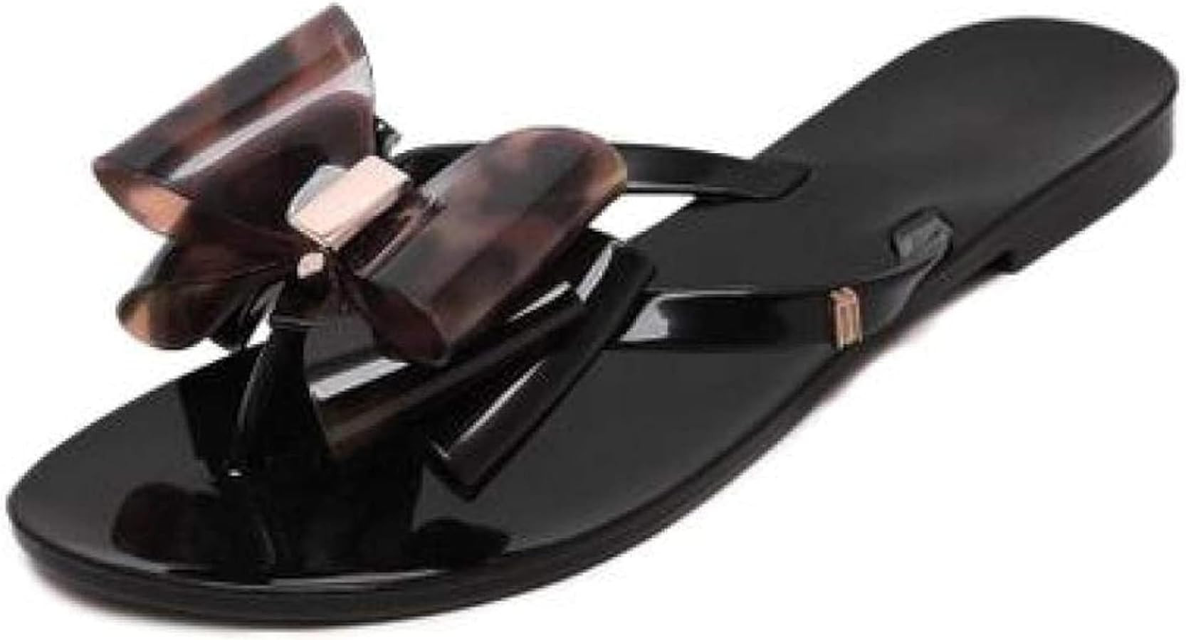 Women's Flat Shoes Sliding Rope Sparkling Casual Outdoor Beach Flip Flops | Amazon (US)