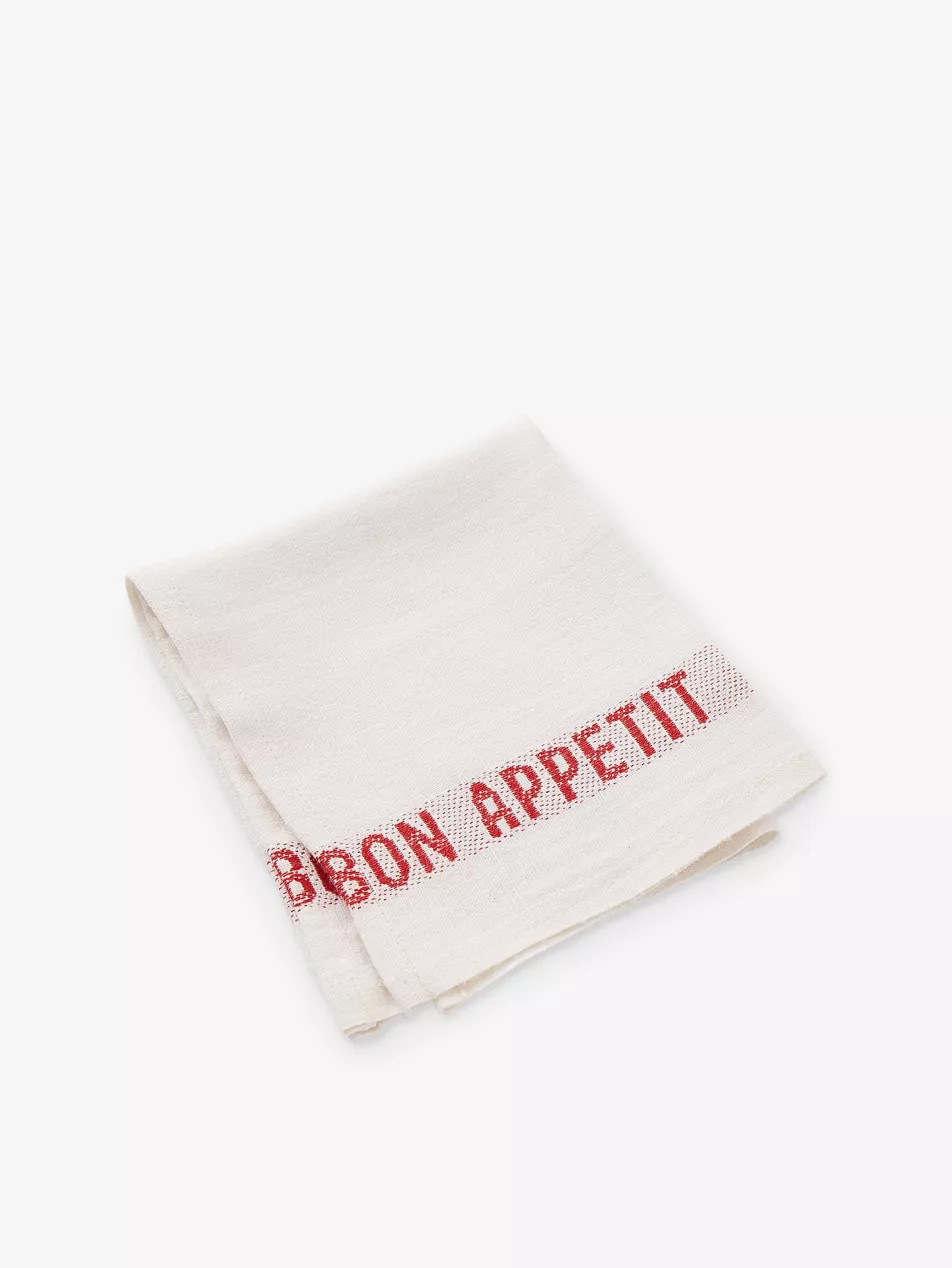 Bon Appetit Linen Napkin | Selfridges