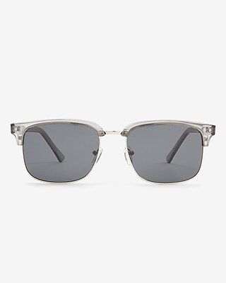 Gray Translucent Sunglasses | Express