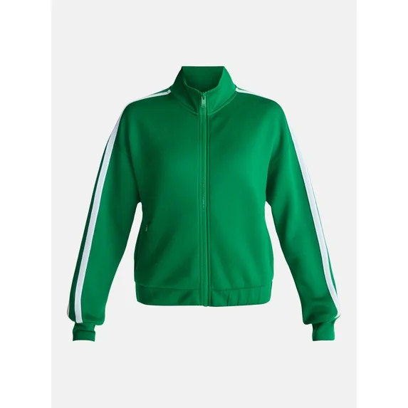 Avia Women's Pique Knit Tennis Jacket, Sizes XS-XXXL | Walmart (US)