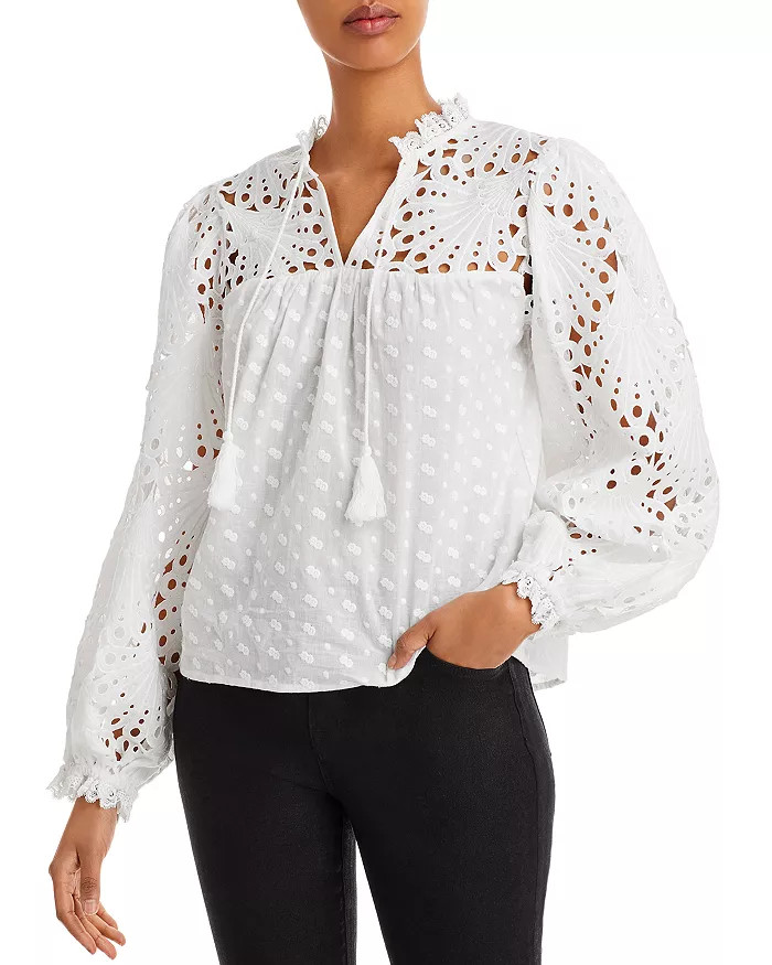 Lace Tassel Top - 100% Exclusive | Bloomingdale's (US)