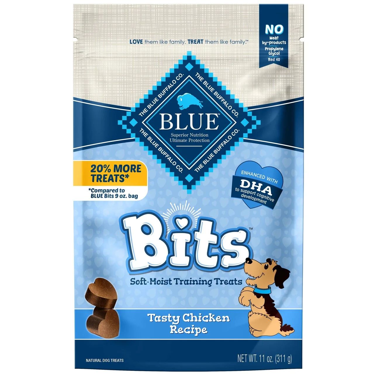 Blue Buffalo BLUE Bits Training Treats Chicken Flavor Soft Treats for Dogs, Whole Grain, 11 oz. B... | Walmart (US)