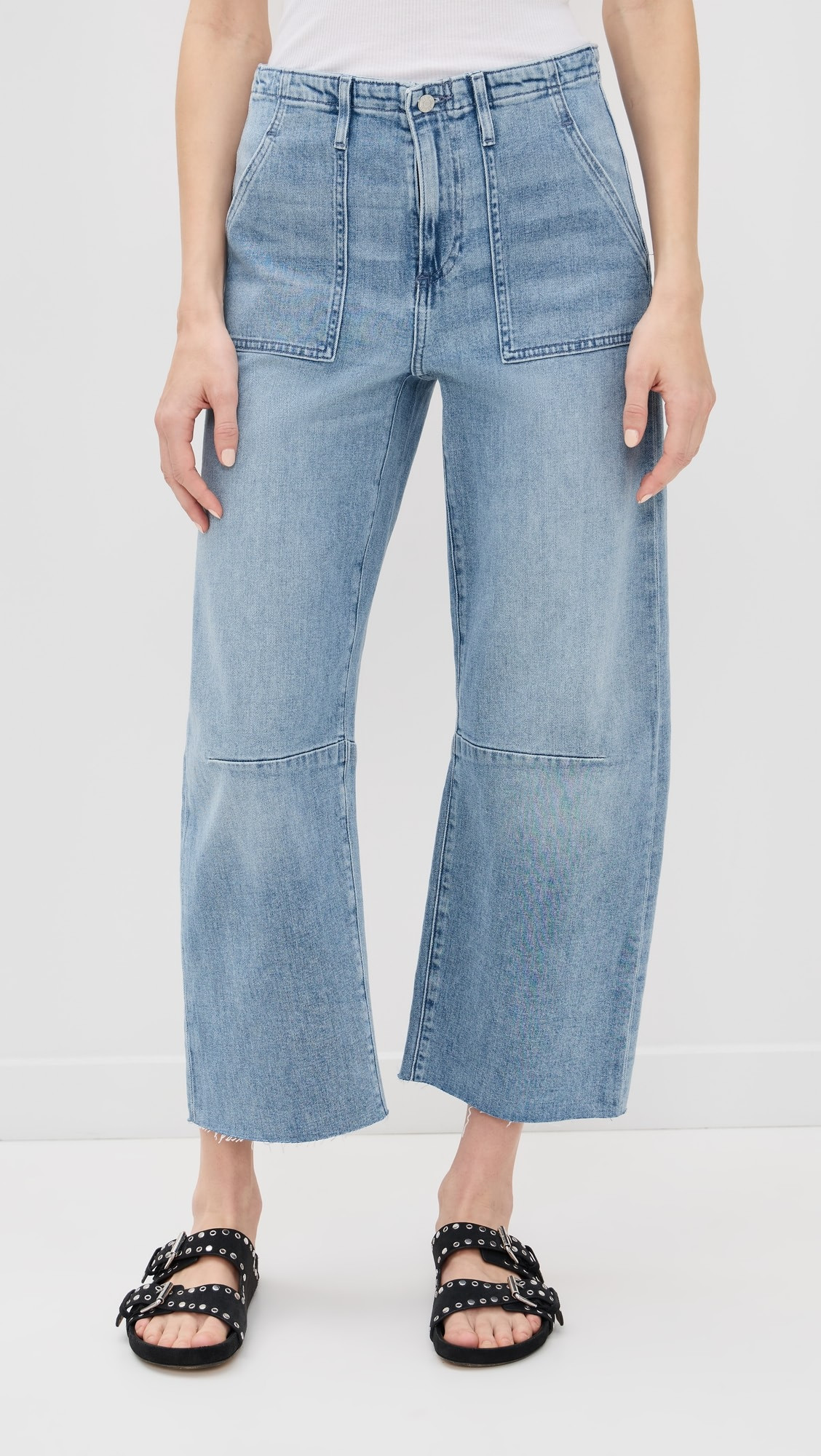 LE JEAN Utility Soft Barrel Jeans | Shopbop | Shopbop