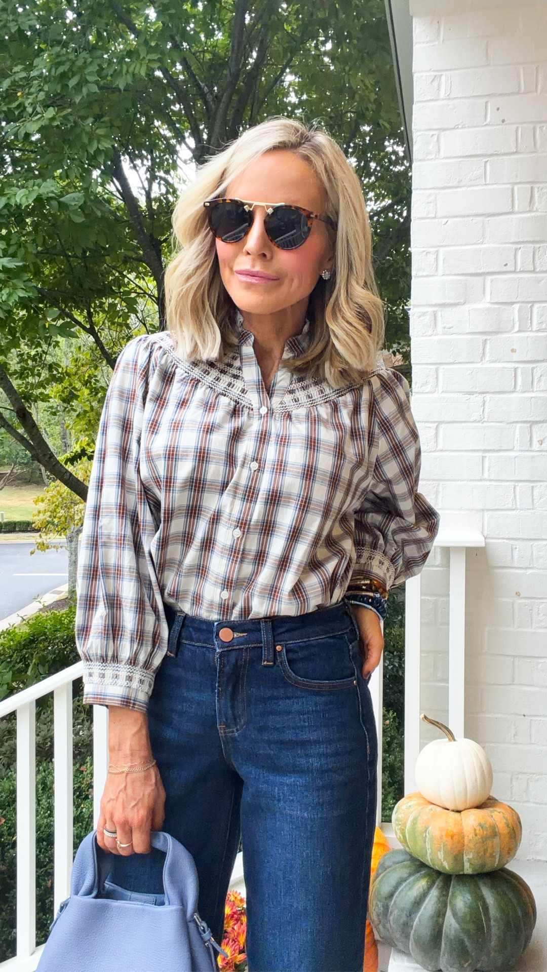 fall has fallen! @Avara too in XS, denim in 24 •

#LTKgrwm #LTKootd #LTKSeasonal