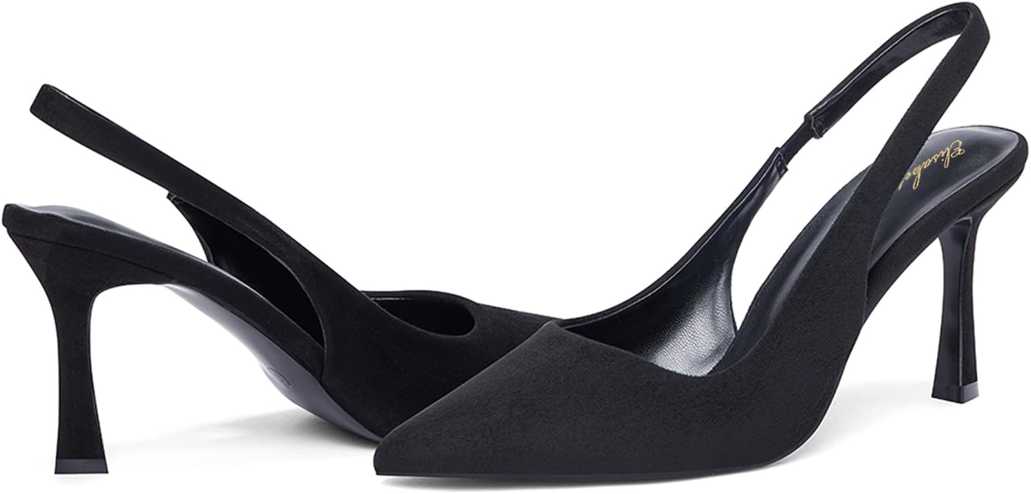 Elisabet Tang Women's Slingback Pumps 3 Inch Pointed Toe High Heels Shoes for Women Fashion Dress... | Amazon (US)