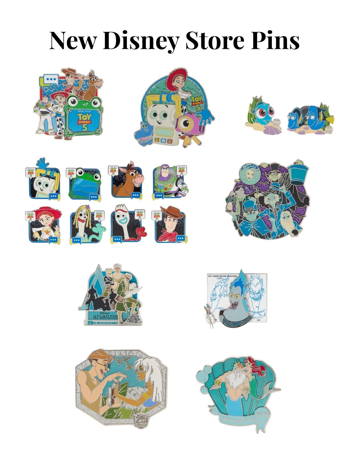 New Disney Store pins, including Toy Story 5 pins!

#LTKTravel #LTKSeasonal