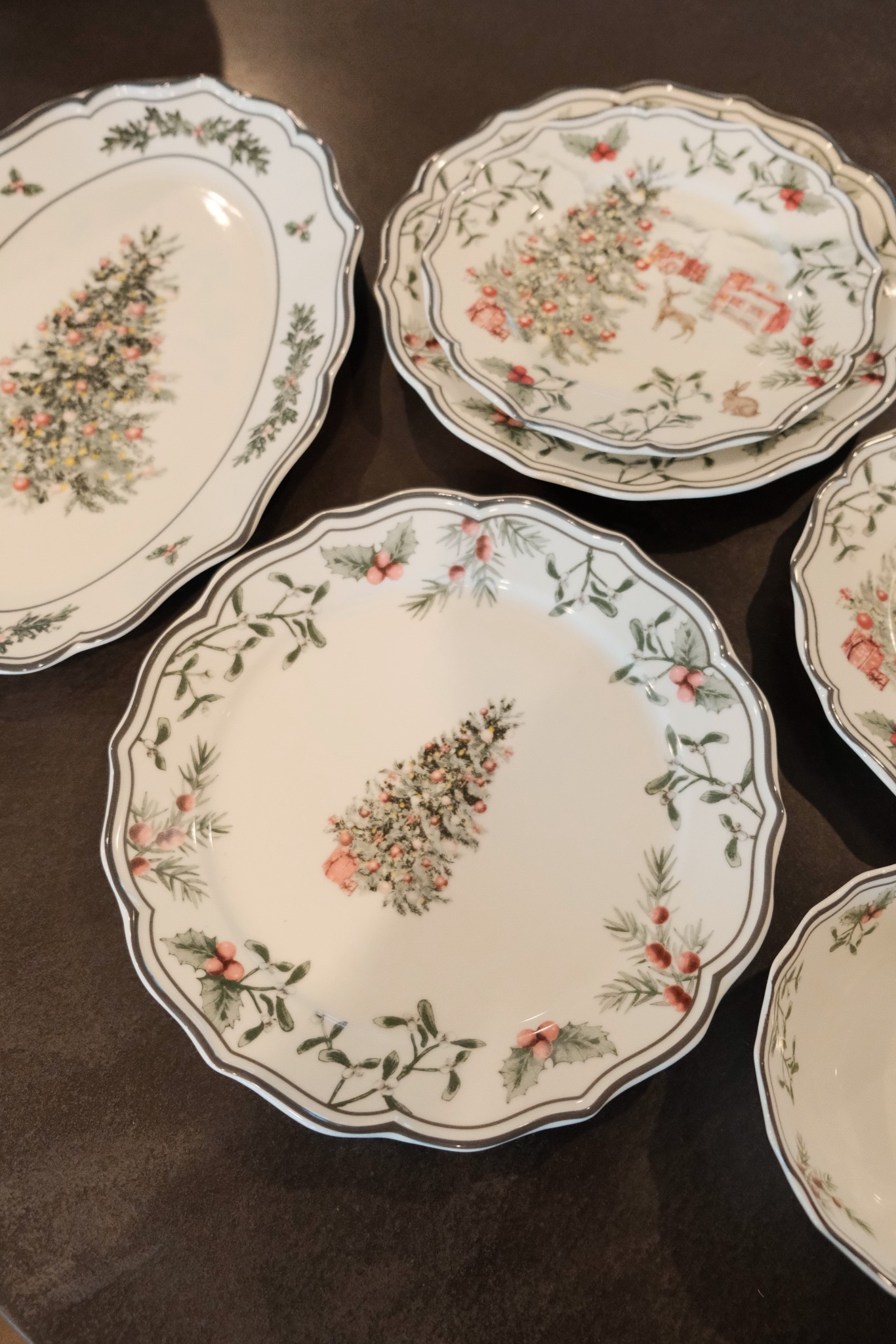 Ceramic Vintage inspired Christmas plates set 

#LTKSaleAlert #LTKHome #LTKSeasonal