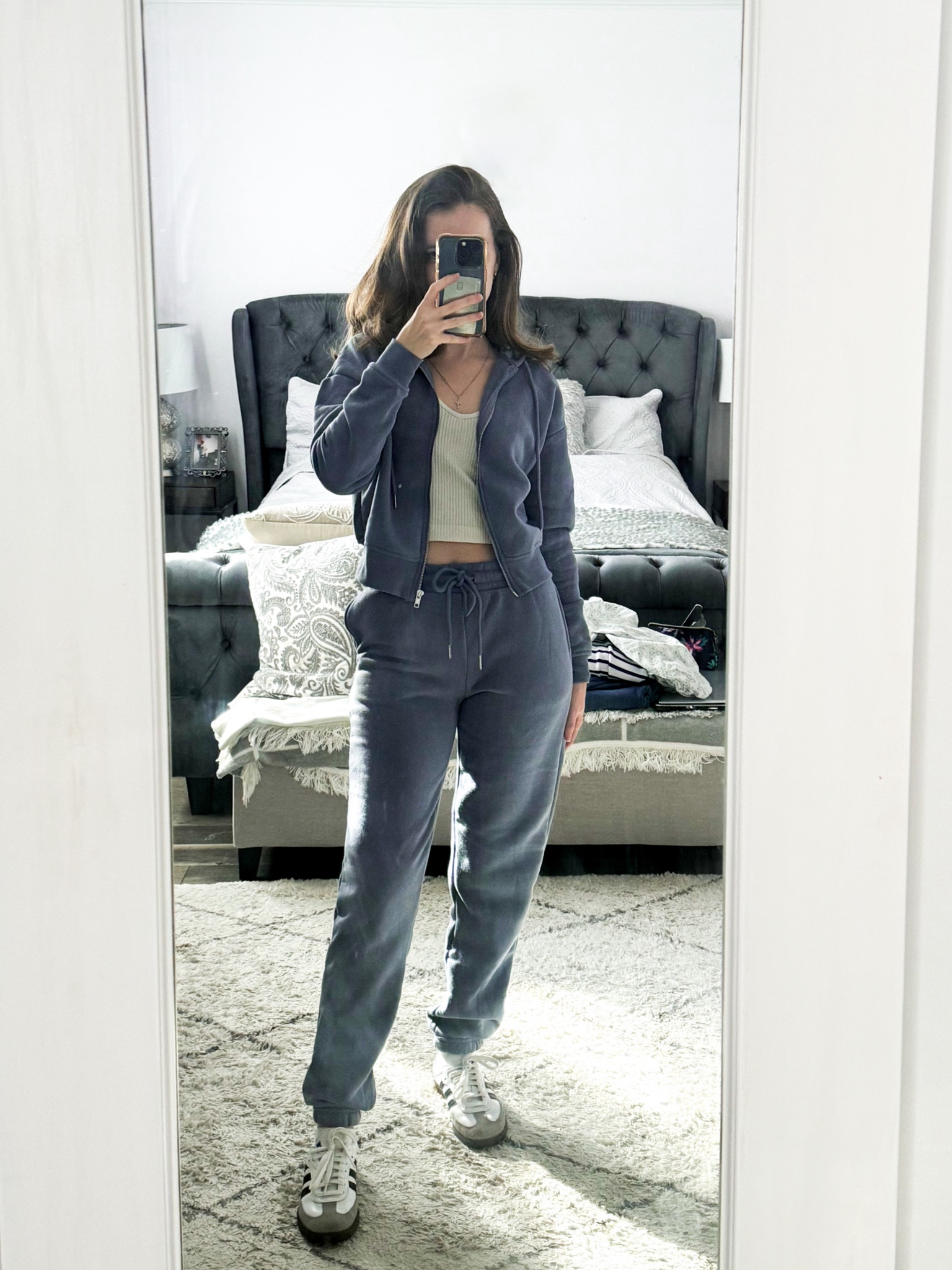 Stay cozy this fall in a zip-up sweatshirt, matching sweatpants, and a tank top. Perfect for lounging at home or running errands, paired with comfy sneakers for effortless style. 
 
casual fall outfit | loungewear set | lounge outfit  | lounge pants | matching sweat set | matching sweatsuit | sweatpants outfit | zip up hoodie | sweatshirt outfits | cozy outfit | 

#LTKSeasonal #LTKHoliday #LTKU #LTKSaleAlert #LTKGiftGuide #LTKWorkwear #LTKTravel #LTKShoeCrush #LTKItBag #LTKFindsUnder50 #LTKFindsUnder100 #LTKStyleTip