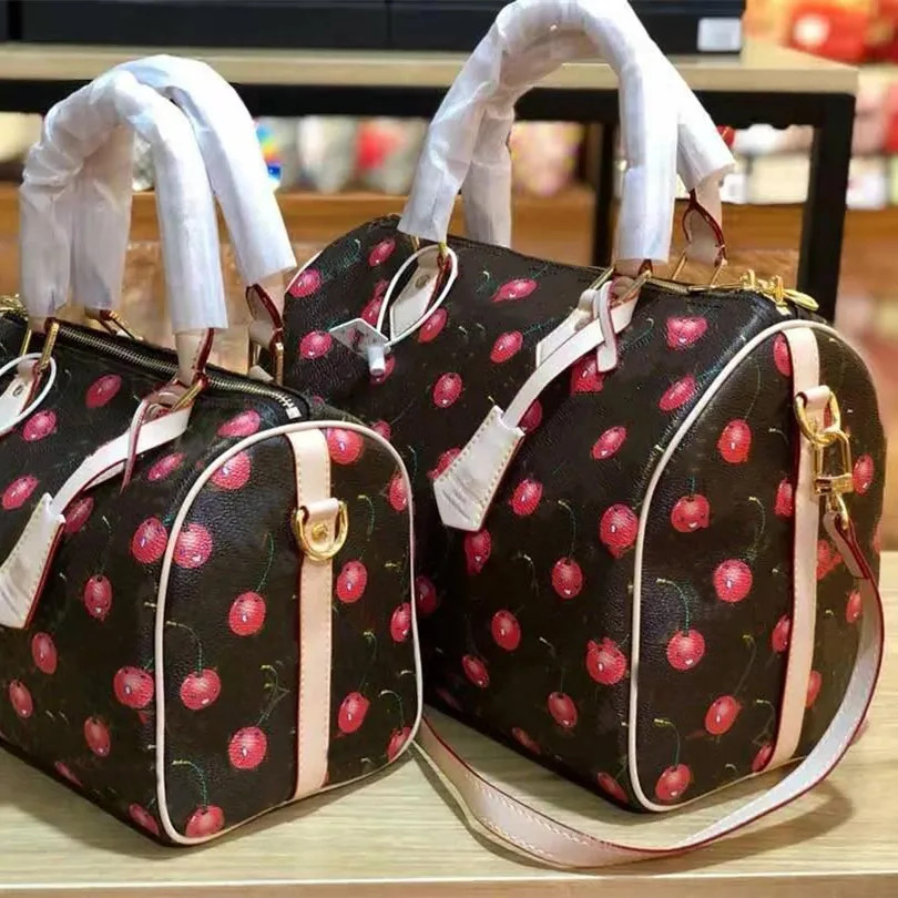 2022 Ms Aging Women Boston Bags Bag Quality Pillow Cherry Hand The Bill Of Lading Shoulder Handba... | DHGate