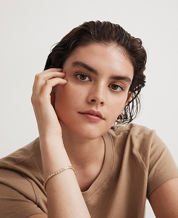 The Tennis Collection Bezel Set Crystal Bracelet | Madewell | Madewell