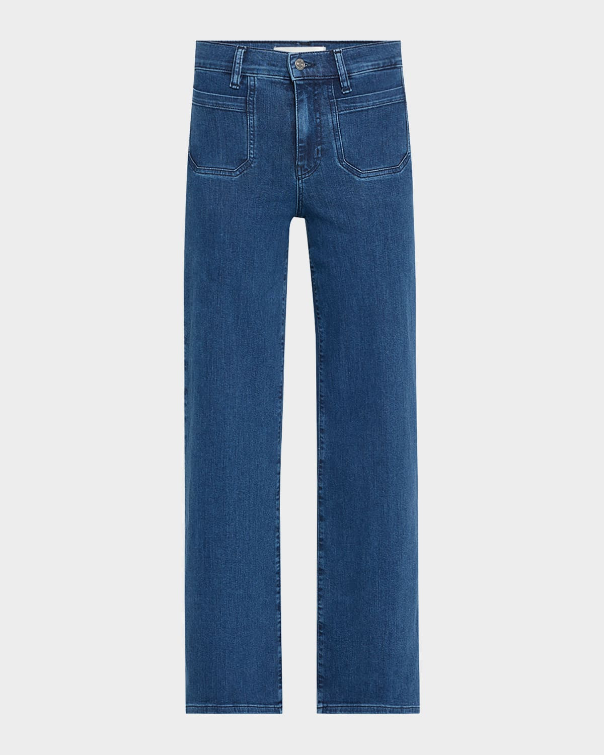 Le Slim Palazzo Modernist Pocket Jeans | Neiman Marcus