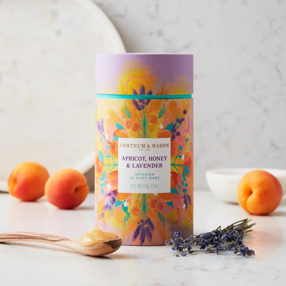 Apricot, Honey & Lavender Infusion, 30 Silky Tea Bags, 60g | Fortnum & Mason