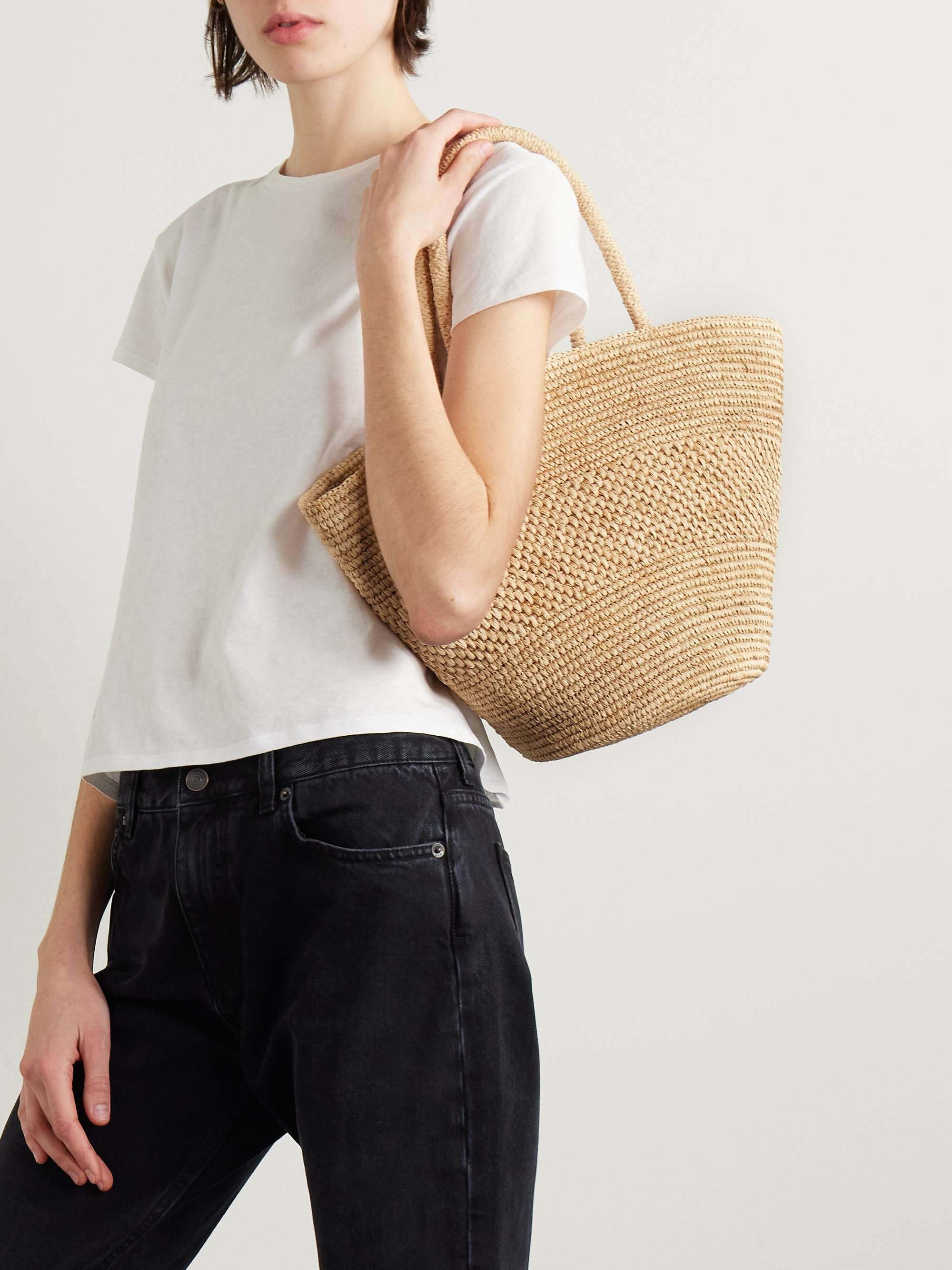 Emilie large raffia tote | NET-A-PORTER (UK & EU)