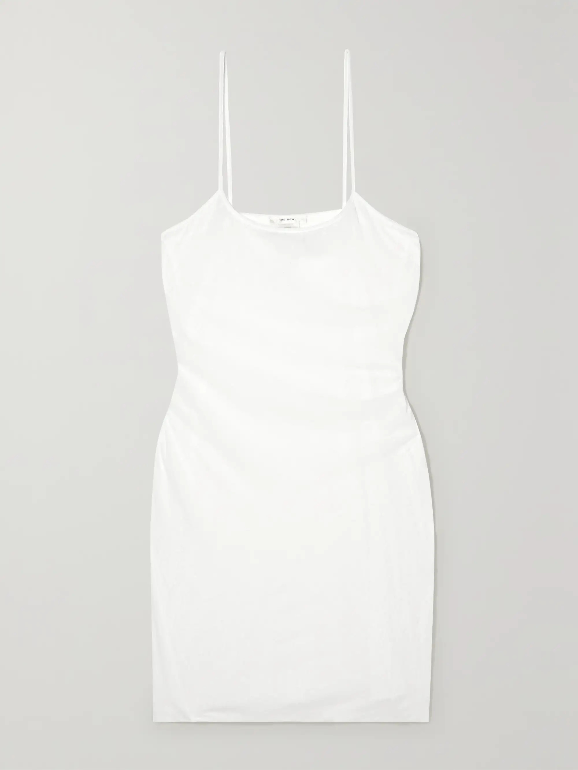 THE ROWFalala crinkled silk-blend mini dress | NET-A-PORTER (US)