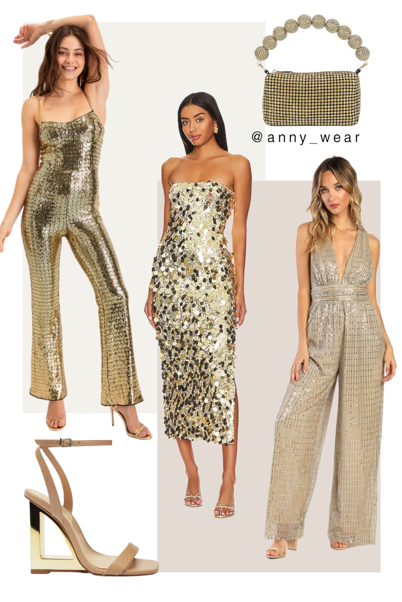 slim fit dress slacks 1930s Sandal - Gold