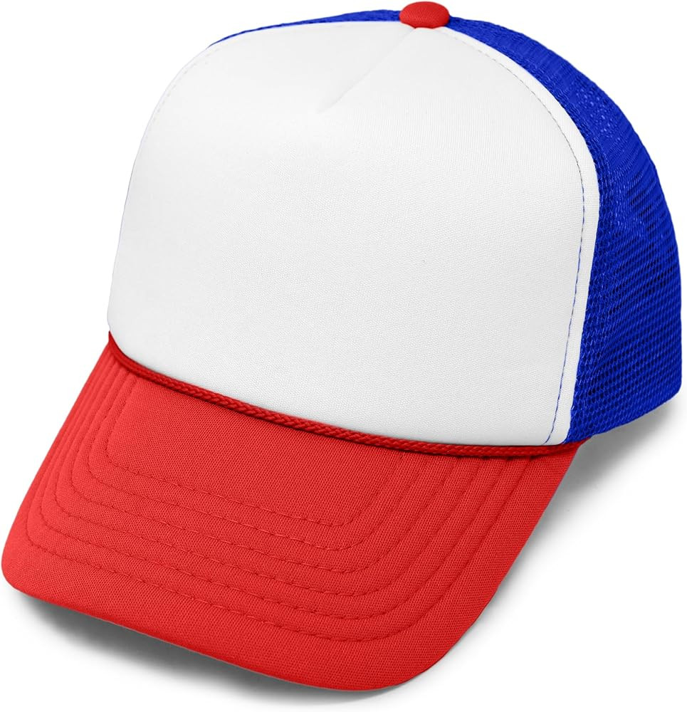 DALIX Youth Mesh Trucker Cap - Adjustable Hat (S, M Sizes) | Amazon (US)