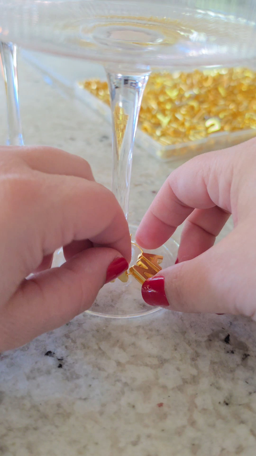 Make personalized wine glass charms for girls night

#LTKmomlife