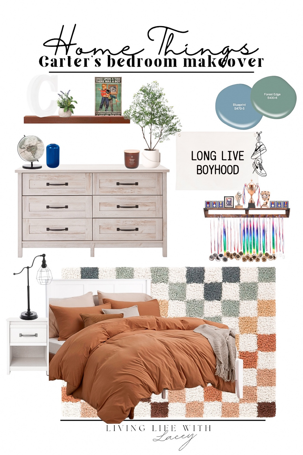 Home things: Carters bedroom makeover inspo board | home decor | big boy room | updates 
#Inspoboard #inspo #homedecor #roommakeover 

#LTKFamily #LTKKids #LTKHome