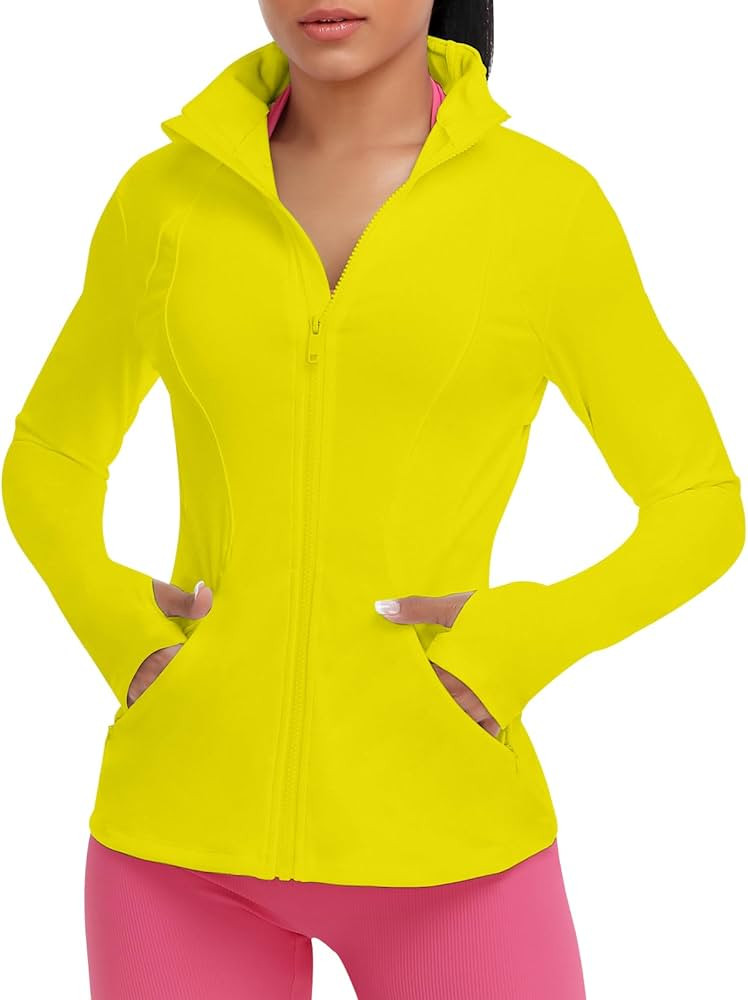 VUTRU Women's Workout Yoga Jacket Full Zip Running Track Jacket | Amazon (US)