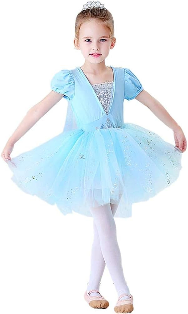 Dressy Daisy Girls Princess Ballet Tutu Dress with Hair Hoop | Amazon (US)