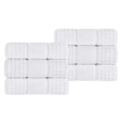 Camillah Zero Twist Cotton Solid Waffle Honeycomb Plush Soft Absorbent Medium Weight Hand Towel | Wayfair North America
