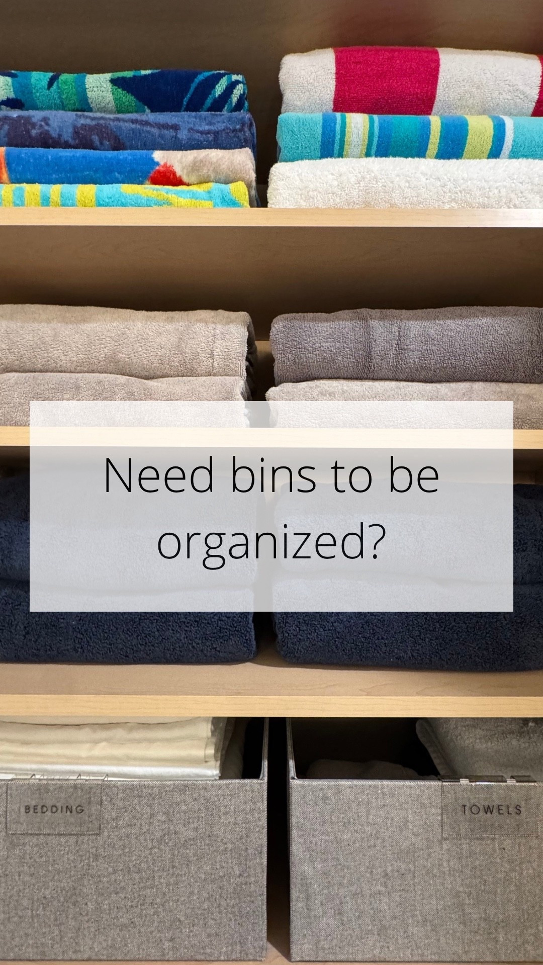 My trusted bins!