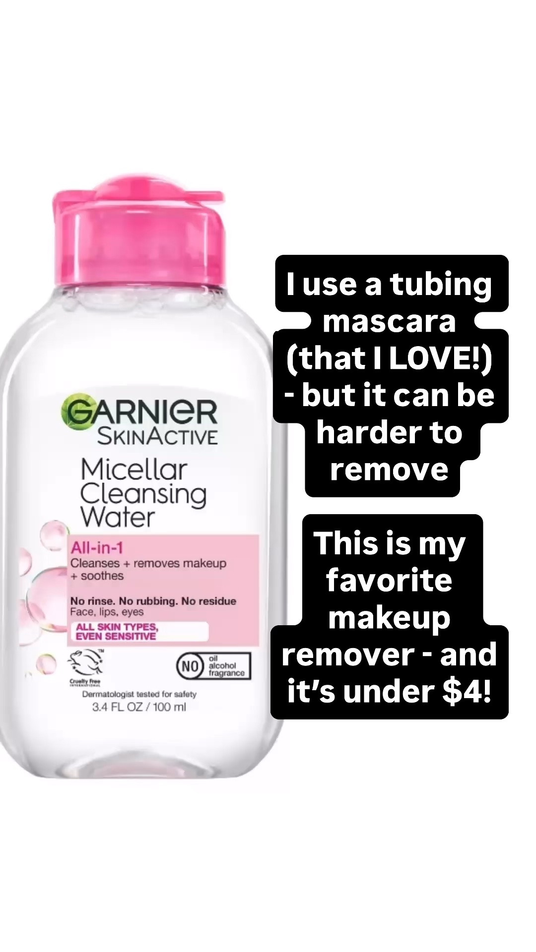 I use a tubing mascara daily, but it can be harder to remove. 

This is my favorite makeup remover - and it’s under $4!

#LTKBeauty