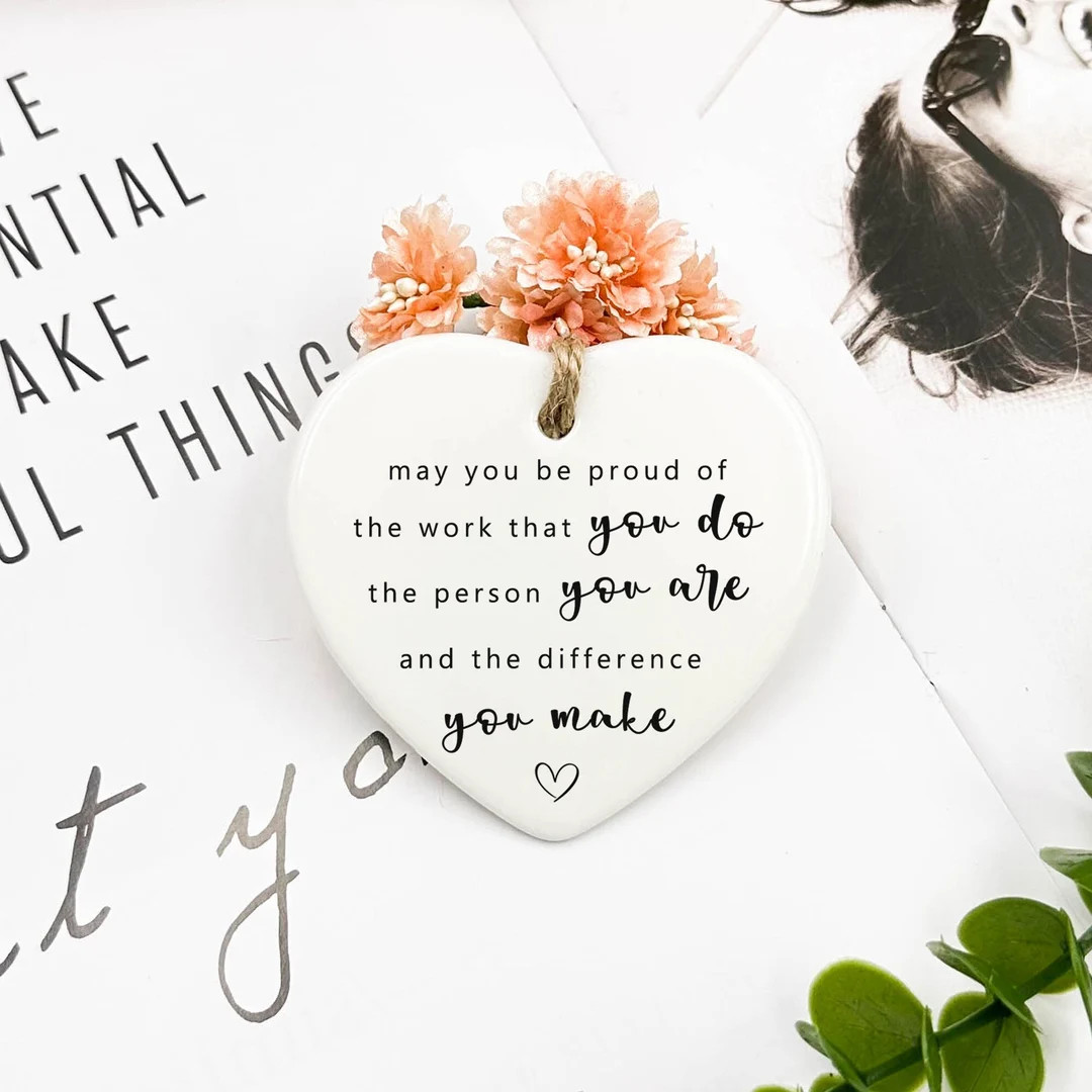 May You Be Proud of the Work You Do the Person You Are and the Difference You Make, Thank You Gif... | Etsy (US)