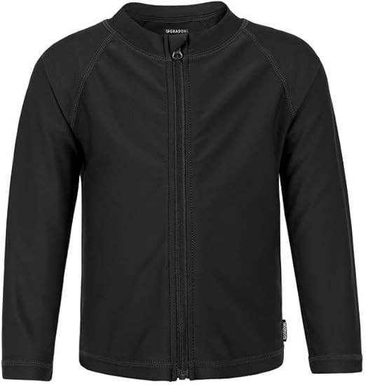 Boys Toddler Rash Guard Long Sleeve UPF 50+ Sun Protection Lightweight Swim Shirt for Baby Kids | Amazon (US)
