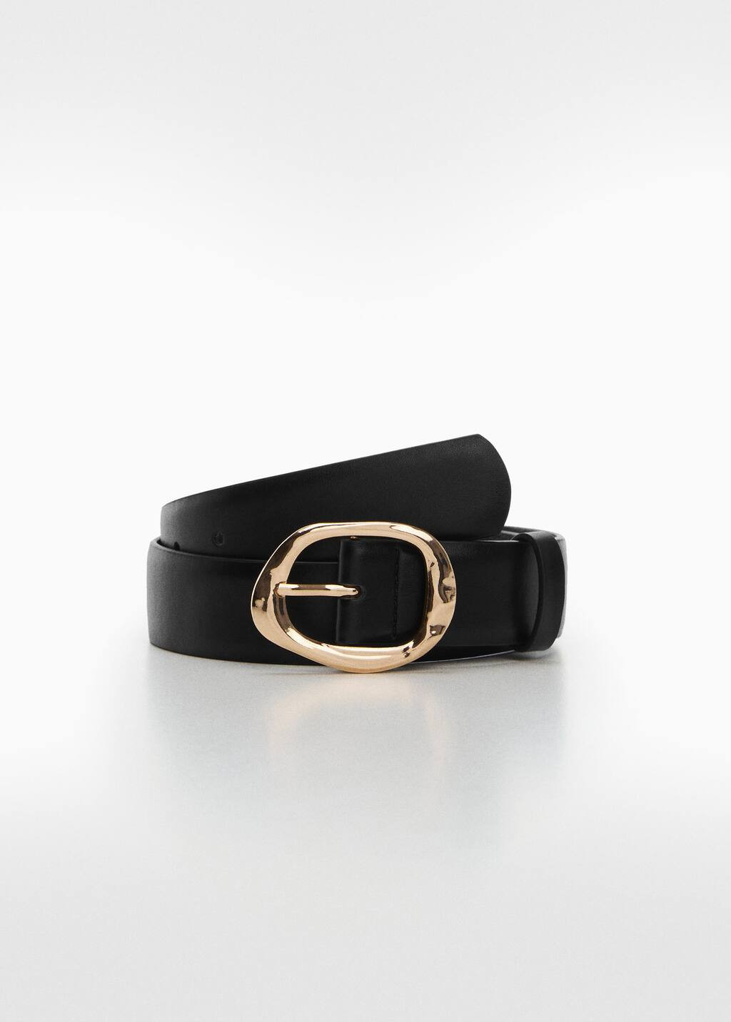 Irregular buckle belt | MANGO (US)
