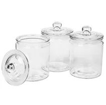 Mason Clear Glass Canisters, Set of 3 | Sam's Club