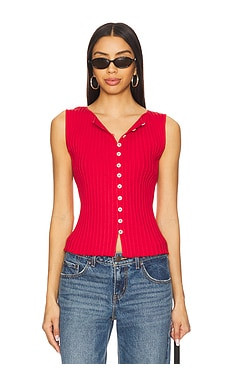 Free People Tilly Vest in Tomato Puree from Revolve.com | Revolve Clothing (Global)