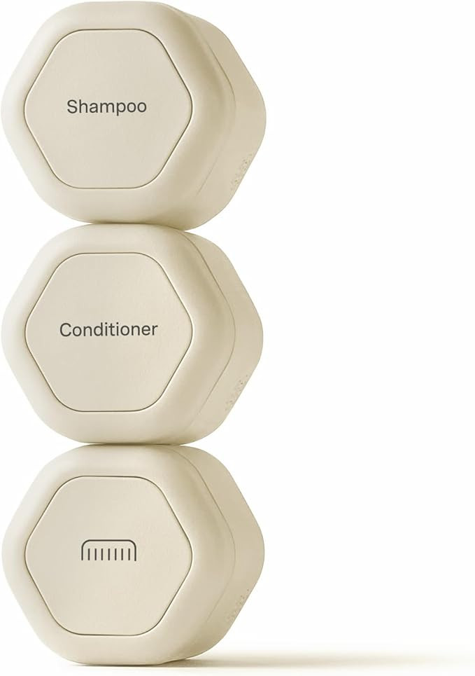 Cadence Travel Containers Haircare Capsule Set - Magnetic Containers with Lids,Carry On Travel Es... | Amazon (US)