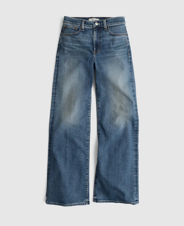 The Curvy Wide-Leg Jean in Super Stretch Denim | Madewell
