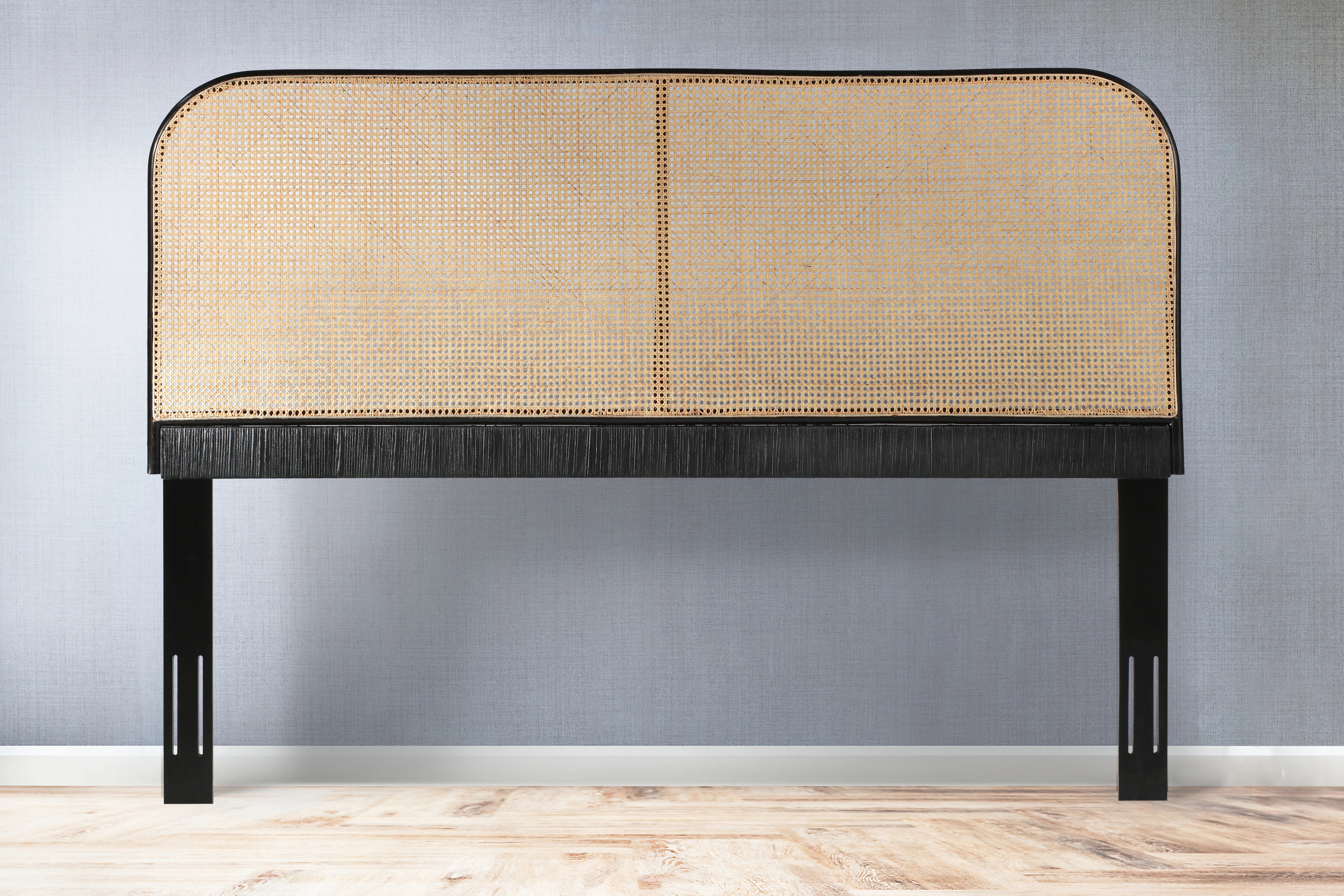Ratzlaff Birdseye Cane and Solid Mahogany Wood Panel Headboard | Wayfair North America