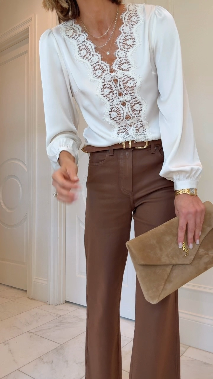 Fall date night outfit. These new coated jeans are so comfortable and flattering 25% off this weekend.

#LTKfall #LTKjeans #LTKdatenight