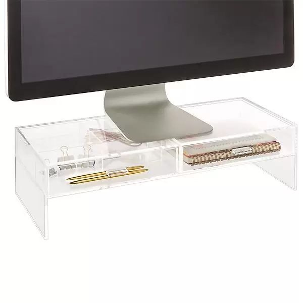 Luxe Monitor Stand with Drawer | The Container Store