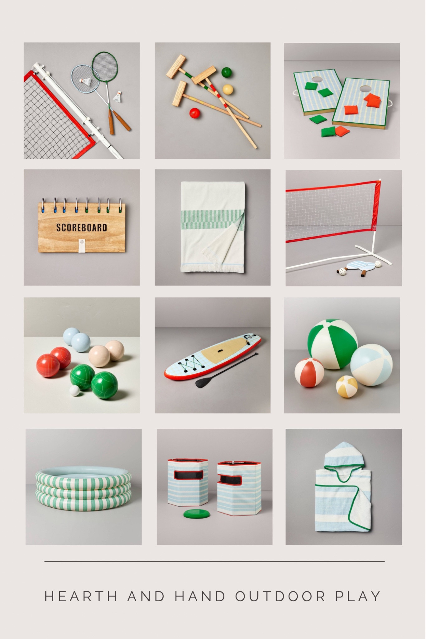 Hearth and Hand Outdoor Play 

Target Finds | neutral toys | Games for Outdoors | Outdoor party games | Paddle board | kids Pool | Target toys 

#LTKSeasonal #LTKParties #LTKSummerSales